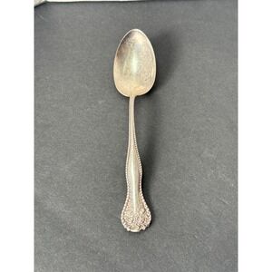 WM Roger's "Six Beaded Edge Roses & Flowers" pattern Tablespoon